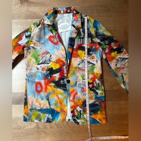 Colorful Abstract Blazer - Picture 5 of 7